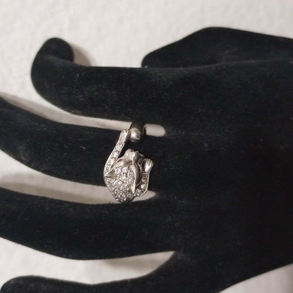 925 Cat Ring - image 1